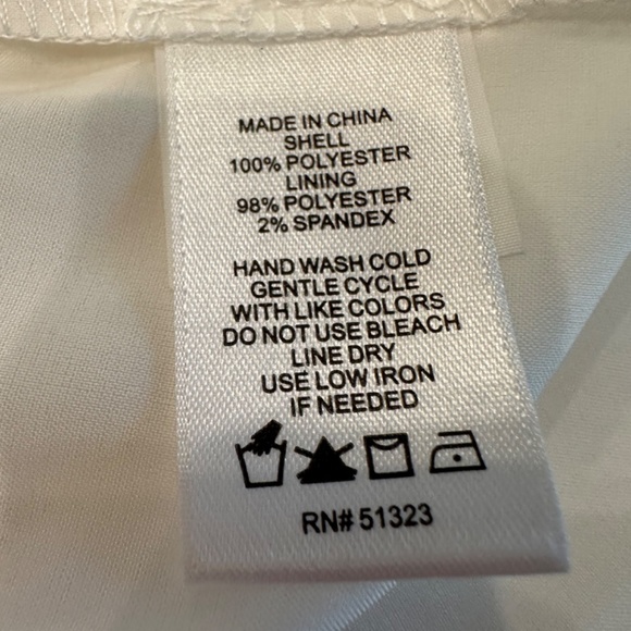 CeCe | Pleated Lace Sleeveless Dress | High Neck | Chiffon | Size 12 | NORDSTROM - Picture 6 of 9